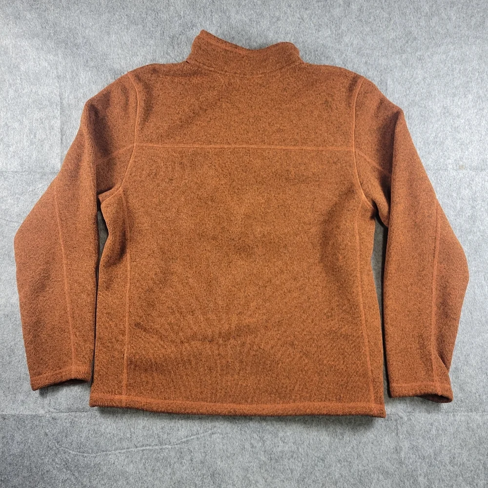 The North Face Gordon Lyons Brown 1/4 Zip Fleece Pullover Sweater Mens Size XL
